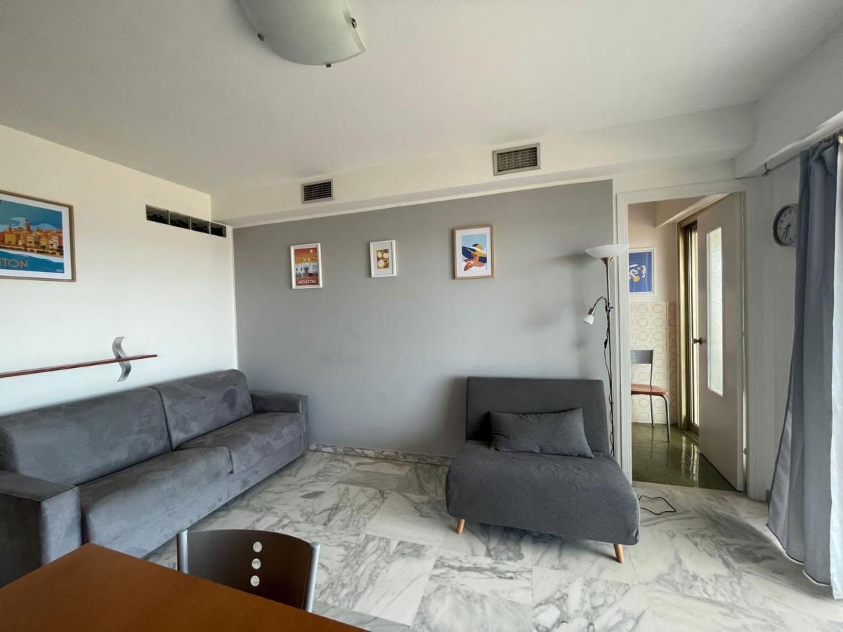 Studio Climatise Avec Terrasse Face Mer A Menton - Fr-1-196-208 Exterior foto