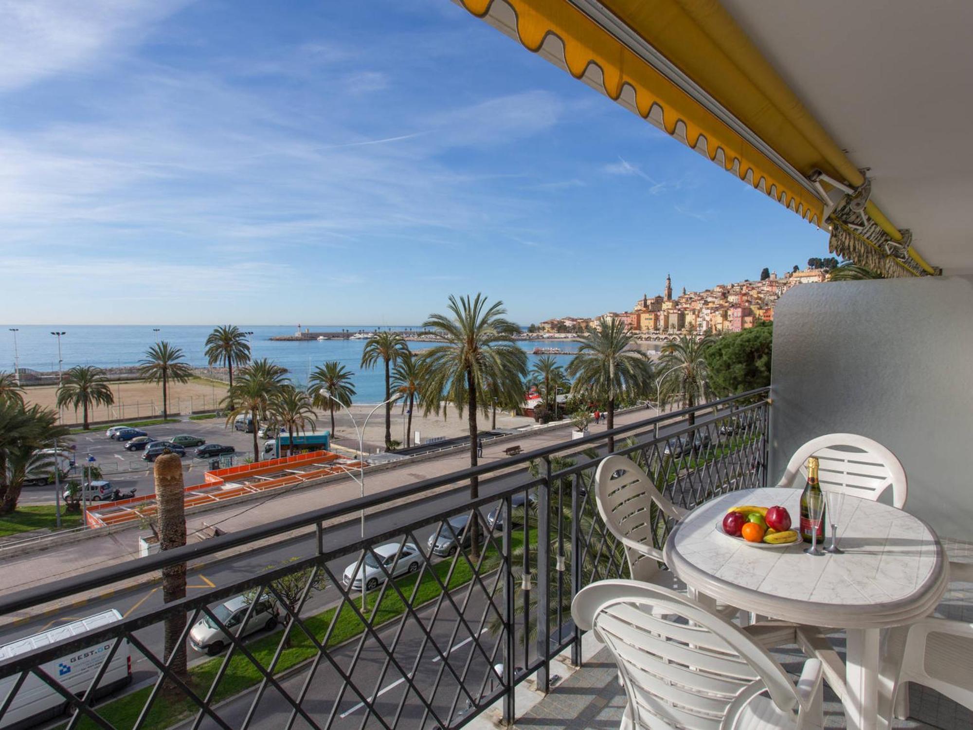 Studio Climatise Avec Terrasse Face Mer A Menton - Fr-1-196-208 Exterior foto